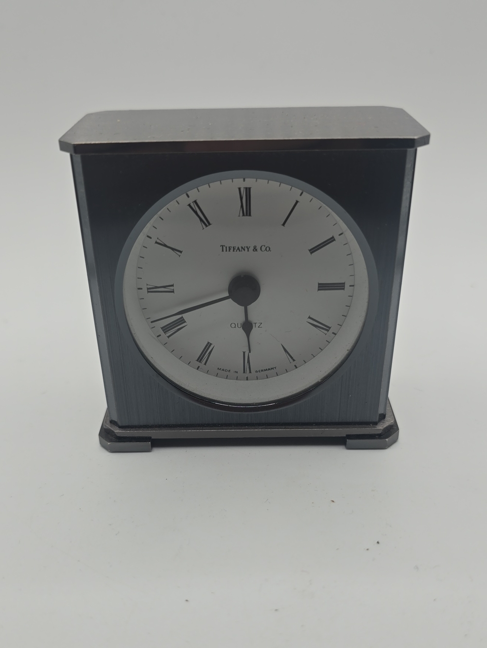 Tiffany & Co. Black and White Mantel/Desk Clock